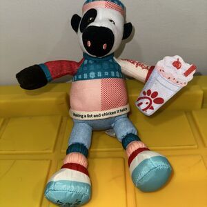 Chick-fil-A Specialty Plush Cow 2023 Making A List And Chicken It Twice 10.5"